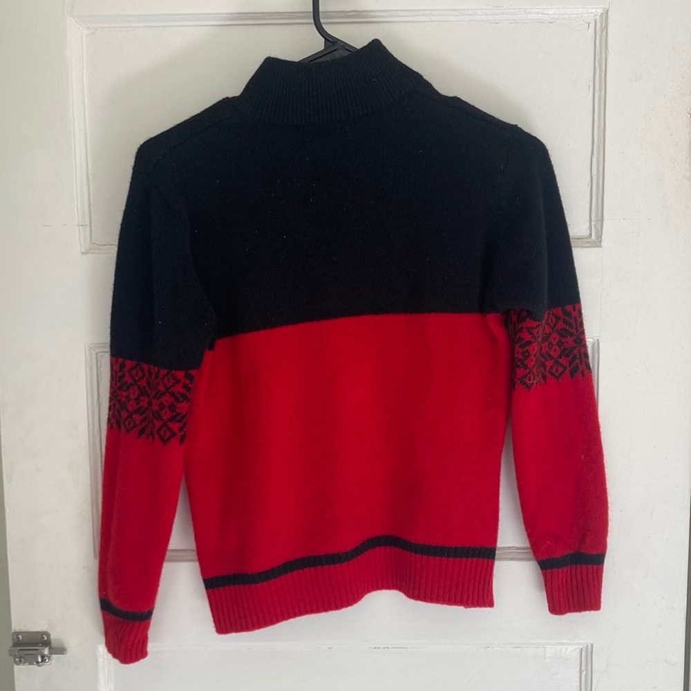 Snowflake Patterned Men's Sweater - Picture 3 of 3